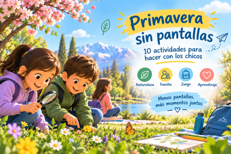 Primavera sin pantallas: 10 actividades para hacer con los chicos